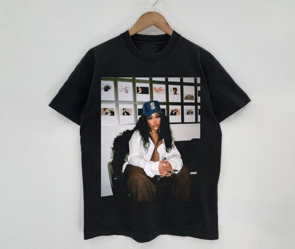 SzaShirtNew Bootleg 90s Black T-ShirtPhotoshoot Shirt